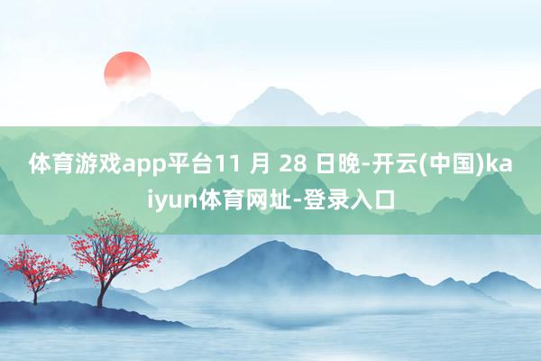 体育游戏app平台11 月 28 日晚-开云(中国)kaiyun体育网址-登录入口