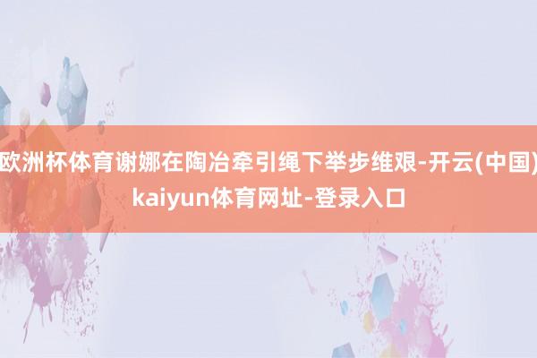 欧洲杯体育谢娜在陶冶牵引绳下举步维艰-开云(中国)kaiyun体育网址-登录入口