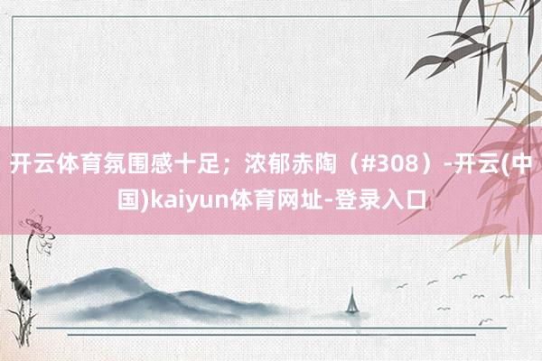开云体育氛围感十足；浓郁赤陶（#308）-开云(中国)kaiyun体育网址-登录入口